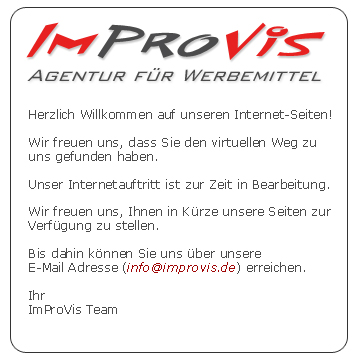 Improvis | Agentur f&uuml;r Werbemittel